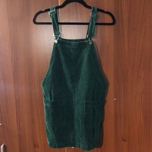 Forever21 Corduroy Overalls Skirt